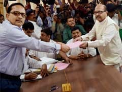 Amar Singh, Beni Prasad File Nomination Papers For Rajya Sabha Elections