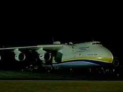 भारत में पहली बार उतरा एन्टोनोव एएन - 225 मृया, दुनिया का सबसे बड़ा मालवाहक विमान