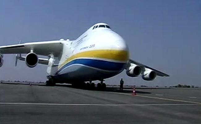 Antonov An 225 Mriya World S Largest Plane Lands In Hyderabad