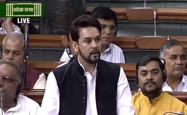 For Mobile Phone Use In Parliament, Anurag Thakur Expresses Regret, Warned
