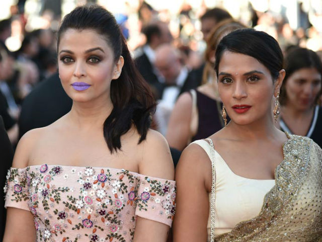 Cannes: Aishwarya Rai Bachchan, Richa Chadha Attend <I>Sarbjit</i> Screening