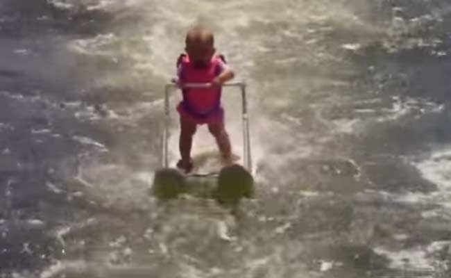 Six-Month-Old Just Became 'The Youngest Water-Skier.' Not Everyone Was Thrilled.