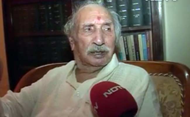 Former Jana Sangh President Balraj Madhok Dies At 96