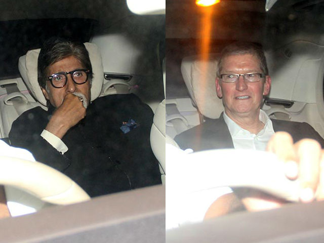 At Shah Rukh Khan's Party For Tim Cook: Bachchans and Aamir Khan