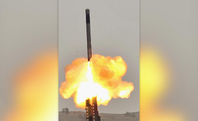 BrahMos Missile Test-Fired From Rajasthan, Hits Target