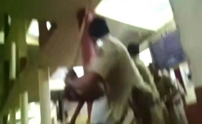Mumbai Policeman Caught Thrashing Couple On Camera