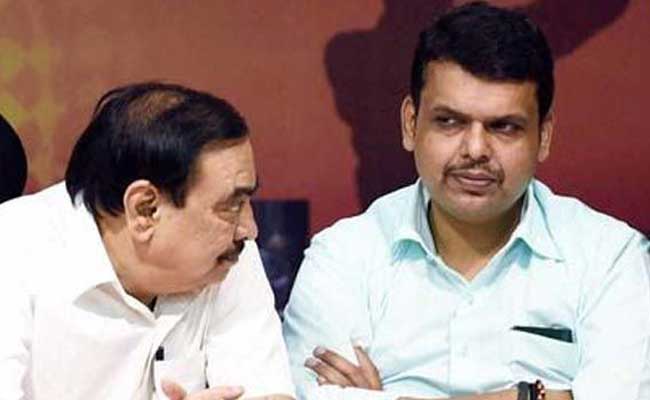 Fadnavis Worked 'Secretly' To Remove Eknath Khadse, Alleges Shiv Sena