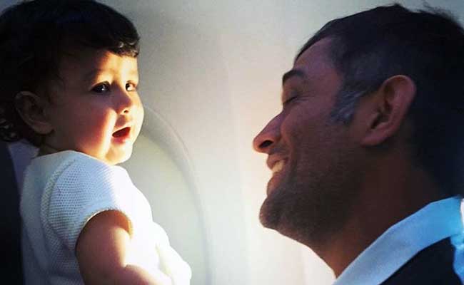 MS Dhoni's Baby is Daddy's Little Girl. These New Pics Prove It