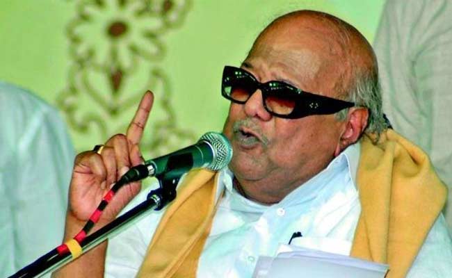 DMK Chief Karunanidhi Nominates Elangovan, RS Barathi For Rajya Sabha