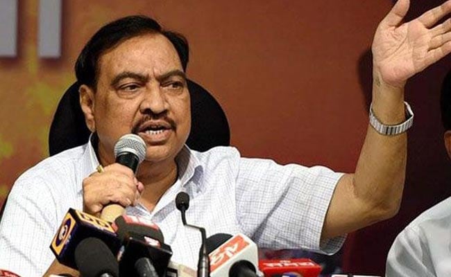 Eknath Khadse Asks Home Minister Rajnath Singh To Probe Charges Against Him