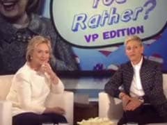 Hillary Clinton Chooses a Running Mate, Helped Hilariously by Ellen