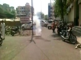 Fireworks Over 'Welcome' For BJP MPs' Team Touring Latur Fireworks Over 'Welcome' For BJP MPs' Team Touring Latur
