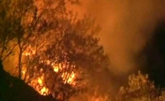 Hundreds Evacuated Due To Forest Fires In Southern Spain