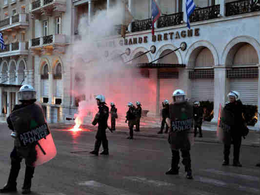 Police Fire Tear Gas At Protesters Outside Greek Parliament: Report
