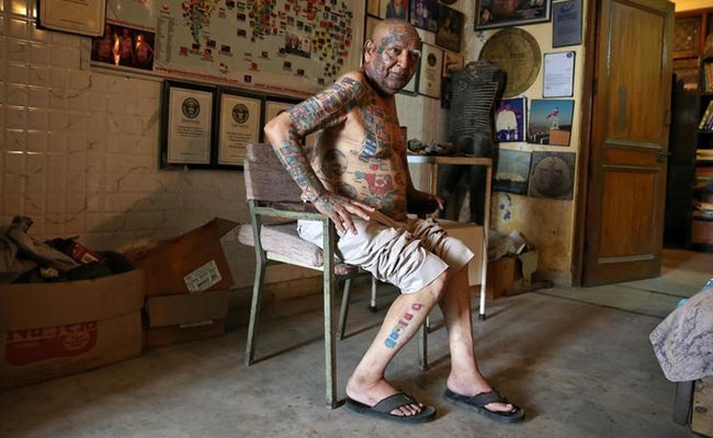 For World Records, Man From Delhi Removes Teeth And Gets Over 500 Tattoos