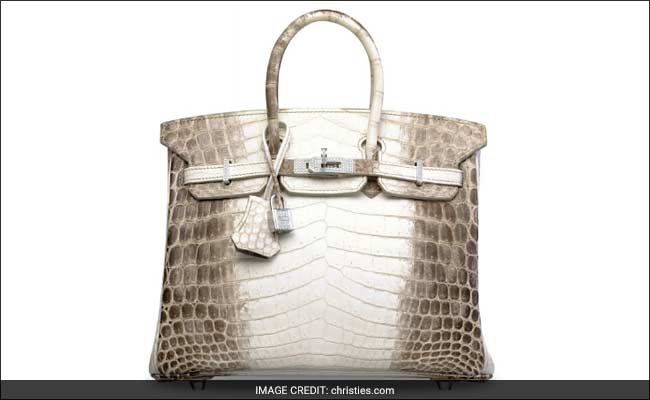 Crocodile-skin Hermes Birkin sells for a record $222,912 at Christie's