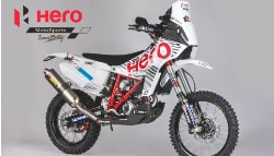 Hero MotoSports Team Rally Signs on CS Santosh