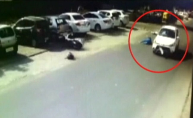 Teen Girls Escape Death In Ahmedabad Hit-And-Run, Shows CCTV Footage