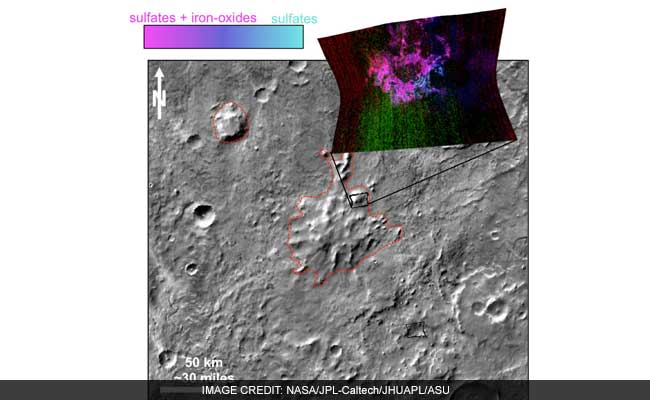 Volcanoes Erupted Under Ice Sheet On Ancient Mars