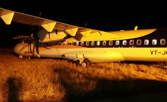 Jet Airways Plane Skids Off Runway At Indore Airport