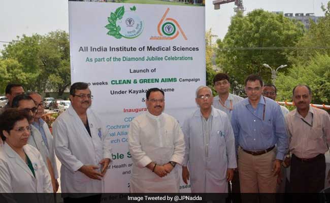 Union Health Minister J P Nadda Launches 'Kayakalp Fortnight'