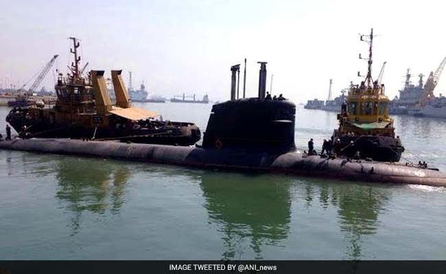 Kalvari Stealth Submarine Sails Out Of Mumbai Harbour For Sea Trials