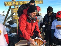 Pizza Hut Delivers Pizza to the Top of Mt. Kilimanjaro: Scores a Guinness World Record