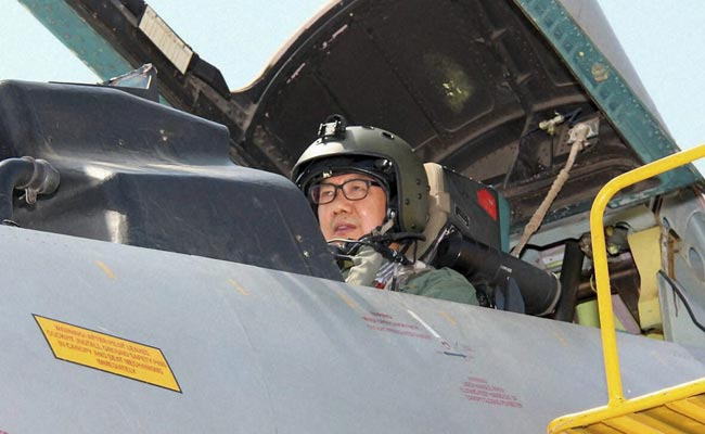 Union Minister Kiren Rijiju Flies On Board Sukhoi Fighter Jet