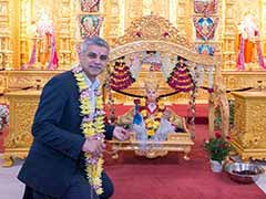 Pictures Of London Mayor Sadiq Khan's 'Favourite Temple' Visit Go Viral