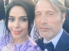 Cannes 2016: Mallika Sherawat's Selfie Moment With Mads Mikkelsen