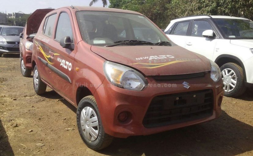 Maruti Suzuki Alto 800 Facelift Interior Revealed in New Spy Images