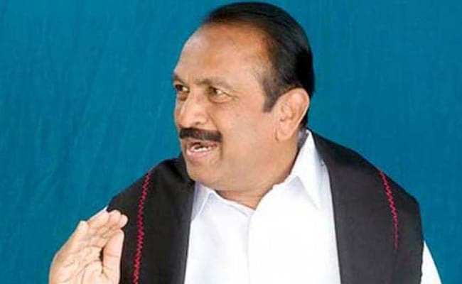 Donate Rs 100 To Click Photos With Tamil Nadu MP Vaiko, Says His Party