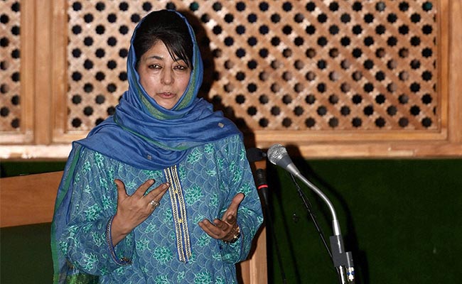Mehbooba Mufti Hits Out At Separatists For Strike Calls In Kashmir
