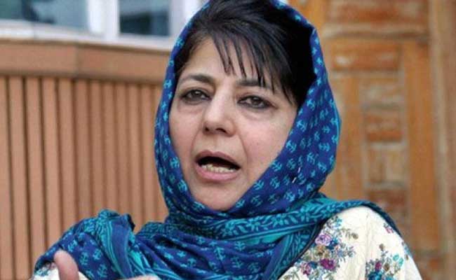 No Land Allotted For Sainik Colony: Mehbooba Mufti