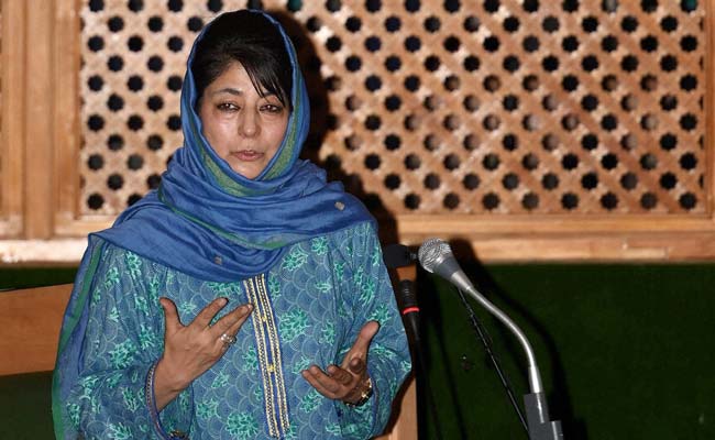 Mehbooba Mufti To File Nomination Papers For By-Poll Tomorrow