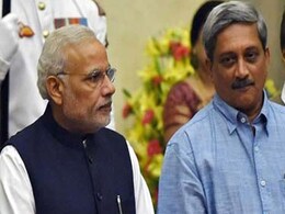 PM Modi Praises Manohar Parrikar For His Agusta Speech In Rajya Sabha PM Modi Praises Manohar Parrikar For His Agusta Speech In Rajya Sabha