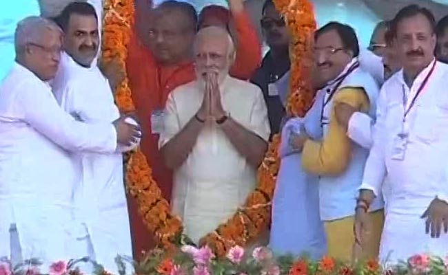 'I Am An Uttar Pradesh-<i>Wala</i>,' Says PM Modi Flagging Off Election Battle