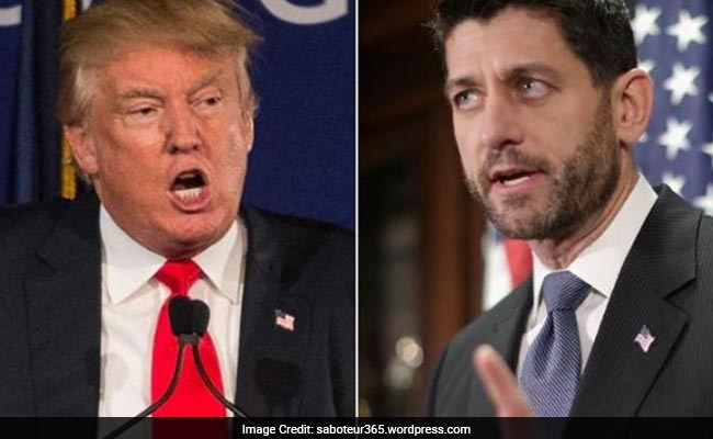 Donald Trump, Paul Ryan To Meet In Hopes Of Easing Republican Discord