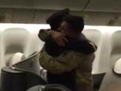 'What Are You Doing On My Aircraft?': Pilot Surprises Son On Flight Home From Deployment