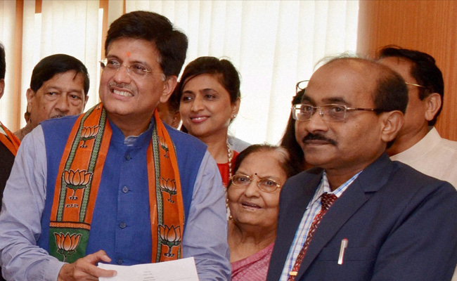 BJP Nominates Piyush Goyal From Maharashtra For Rajya Sabha Election