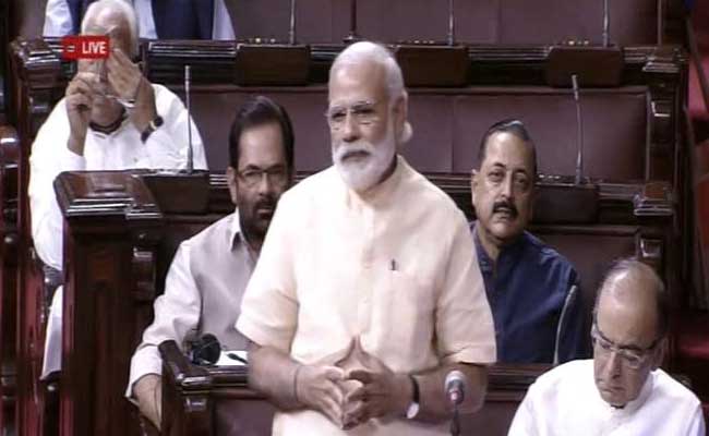 PM Narendra Modi's GST Barb To Retiring Rajya Sabha Members