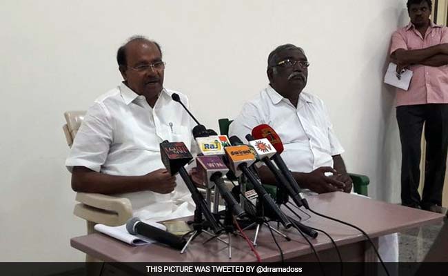 PMK Founder S Ramadoss Admitted To Chennai Hospital, Son Says Condition Stable