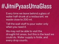 This is How You Can Help the Drought Situation: #JitniPyaasUtnaGlass This is How You Can Help the Drought Situation: #JitniPyaasUtnaGlass