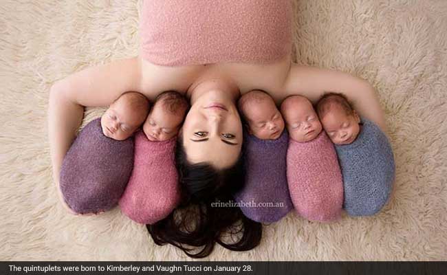 एक साथ पैदा हुए पांच बच्चों का पहला फोटोशूट, फेसबुक पर लोग हुए दीवाने...