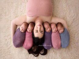This Proud Mum's Beautiful Photoshoot With Quintuplets is Going Viral This Proud Mum's Beautiful Photoshoot With Quintuplets is Going Viral