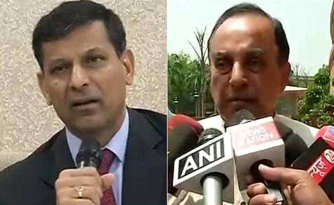रघुराम राजन देश के लिए नुकसानदेह, शिकागो भेज दो : सुब्रमण्यम स्वामी
