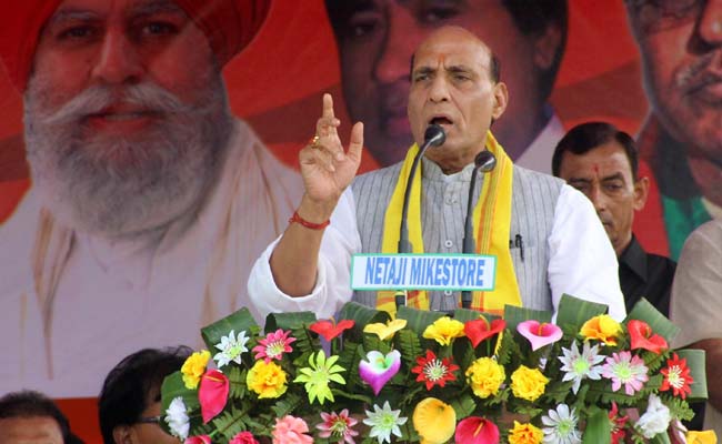 No Difference Between Left Front And Trinamool Regimes, Says Rajnath Singh