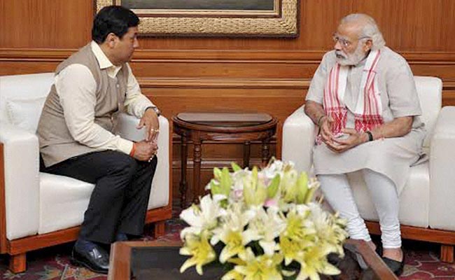 Sarbananda Sonowal Meets PM Modi, Discusses Government Formation In Assam