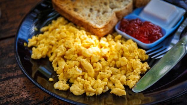 scrambled eggs