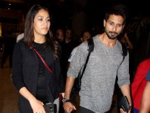 Shahid Kapoor and Mira Fly Home From Babymoon in Maldives